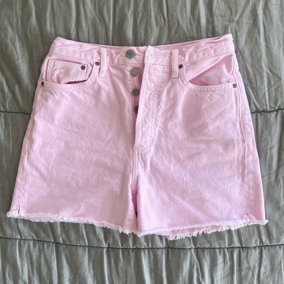 DENIM FORUM LIGHT PINK SHORTS - Picture 4 of 7